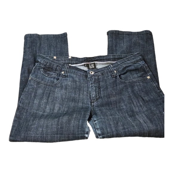 PZI JEANS Dark Blue Cropped Straight Leg Size 14 (34"Wx24" Inseam) - Picture 6 of 9